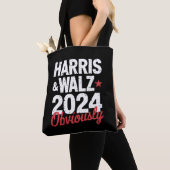 カマラワルツ明らかに2024 Harris Waltz 2024 トートバッグ (クローズアップ)