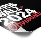 カマラワルツ明らかに2024 Harris Waltz 2024 フォトプリント (角)