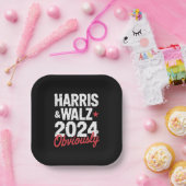 カマラワルツ明らかに2024 Harris Waltz 2024 ペーパープレート (パーティー)