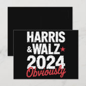 カマラワルツ明らかに2024 Harris Waltz 2024 ポストカード (正面/裏面)