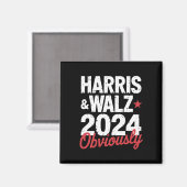 カマラワルツ明らかに2024 Harris Waltz 2024 マグネット (正面/裏面)