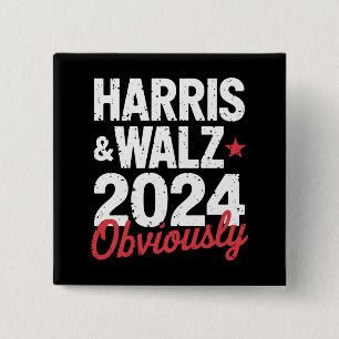 カマラワルツ明らかに2024 Harris Waltz 2024 缶バッジ