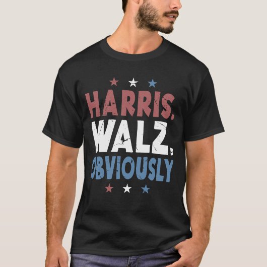 カマラワルツ明らかに2024 Harris Waltz 2024 選 Tシャツ (正面)
