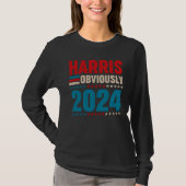 カマラワルツ明らかに2024 Harris Waltz 2024 Tシャツ (正面)