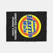 カマラワルツ2024年カマラハリス大統領 フリースブランケット (正面(横))