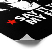 カマラ中指が私の顔にそれを言う（背面） ポスター (角)