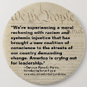 カマラ国民の良心の連合 缶バッジ (正面)