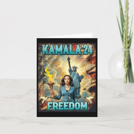 カマラ大統領向けスローガン像Liberty Pro Har カード (正面)