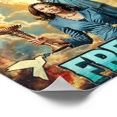 カマラ大統領向けスローガン像Liberty Pro Har ポスター (角)