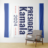 カマラ大統領選挙2024年 タペストリー (インサイチュ(横))