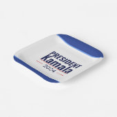 カマラ大統領選挙2024年 ペーパープレート (傾斜あり)