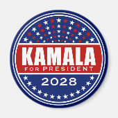 カマラ大統領2028 マグネット (正面)