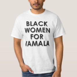 カマラ支持黒人女性 Tシャツ