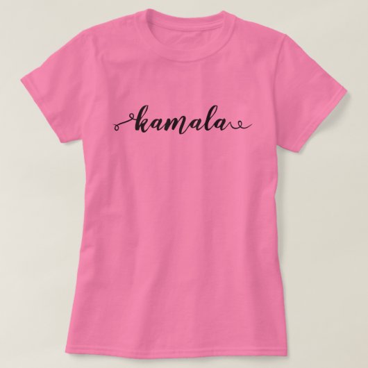 カマラ文字 Tシャツ (デザイン正面)