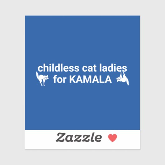 カマラ猫のための子供のなおもしろいい猫の女性ブルー シール (シート)