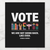 カマラ私たちは今までフェミニストのように戻らない ワインラベル (シングルラベル)