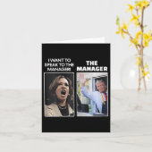 カマラ私はト話ランプ・マクドナ監督に行きたい カード (黄色い花)