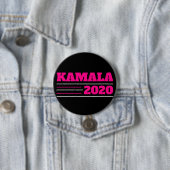 カマラ2020ピンクと白 缶バッジ (インサイチュ)