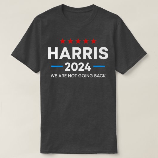 カマラ2024は2024年の選挙に戻らない Tシャツ (デザイン正面)