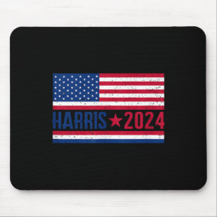 カマラ2024アメリカ国旗 マウスパッド