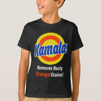 カマラ2024オレンジ扱いにく色の汚れ投票Harriを削除 Tシャツ