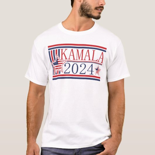 カマラ2024年大統領の候補 Tシャツ (正面)