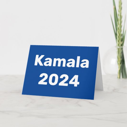 カマラ2024年大統領の選挙 カード (正面)