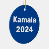 カマラ2024年大統領の選挙 セラミックオーナメント (右)