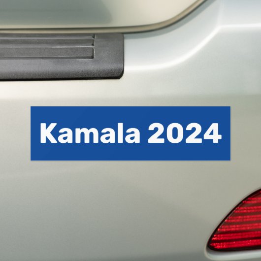 カマラ2024年大統領の選挙 バンパーステッカー (車上)
