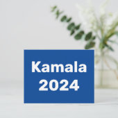 カマラ2024年大統領の選挙 ポストカード (スタンド正面)