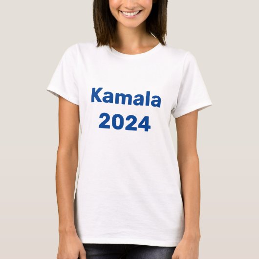 カマラ2024年大統領の選挙 Tシャツ (正面)