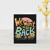 カマラ2024 カマラ・ハリス選挙Dに戻らない カード (黄色い花)