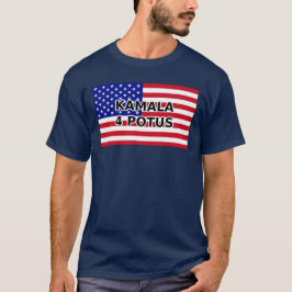 カマラ4ポタス – アメリカ国旗 Tシャツ