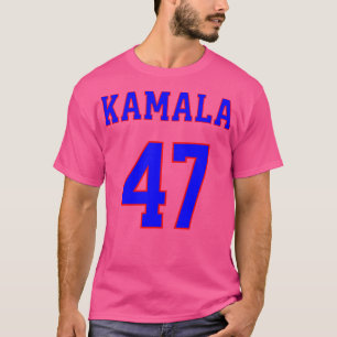 カマラ47青と赤 Tシャツ