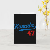 カマラ47 ベースボールスタイル カマラ・ハリス 2024大統領 カード (黄色い花)