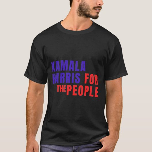 カマラ・ハリスという人々のために Tシャツ (正面)