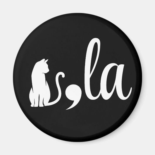 カマラ・ハリスねこママ仕様の「カマラ」 マグネット (正面)