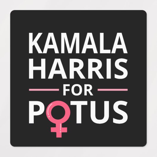カマラ・ハリスをPOTUSに ラベル (デザイン1)