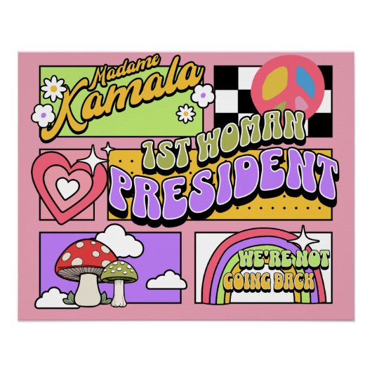 カマラ・ハリス初の女性大統領就任式 ポスター (正面)