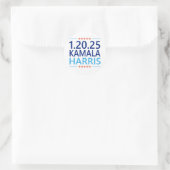 カマラ・ハリス初の女性大統領 1.20.25 ラウンドシール (バッグ)