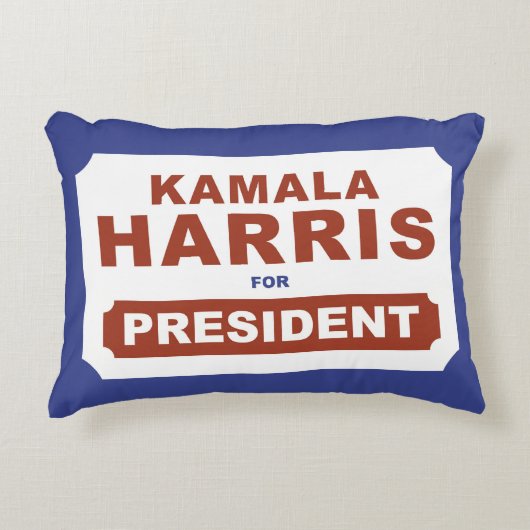 カマラ・ハリス大統領に! アクセントクッション (正面)