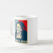 カマラ・ハリス大統領2024 副大統領 コーヒーマグカップ (正面左)