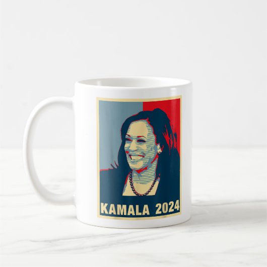 カマラ・ハリス大統領2024 副大統領 コーヒーマグカップ (左)
