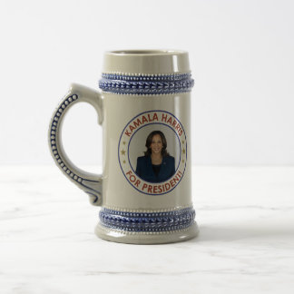 カマラ・ハリス大統領 ビールジョッキ