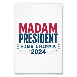 カマラ・ハリス大統領 2024 民主党に投票 フォトプリント