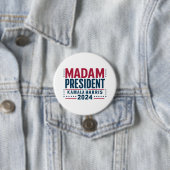 カマラ・ハリス大統領 2024 民主党に投票 缶バッジ (インサイチュ)