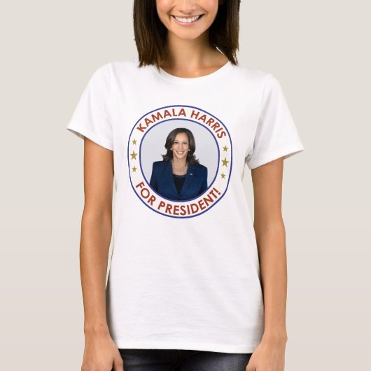 カマラ・ハリス大統領! Tシャツ (正面)