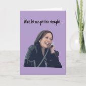 カマラ・ハリス電話の面白いグリーティングカード カード (正面)