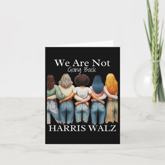 カマラ・ハリス・ウォルツ2024 マダム大統領 私たちはしない カード (正面)