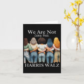 カマラ・ハリス・ウォルツ2024 マダム大統領 私たちはしない カード (黄色い花)